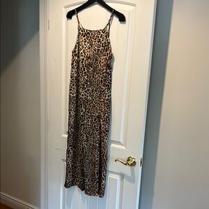 Leopard Print Maxi Dress